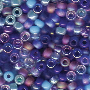 Miyuki Japanese Seed Beads Size 8/0 - Mix Caribbean Bean Blue (8-9MIX11-TB)