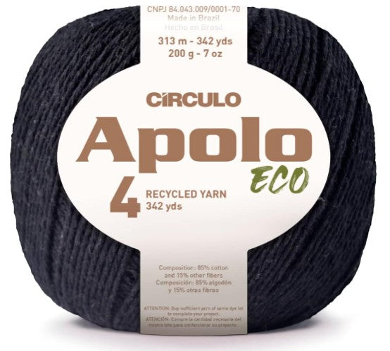 Circulo Apolo Eco 4/4 Black (Color #8990) on sale at Little Knits