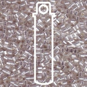 Miyuki Japanese Seed Beads Size 8/0 - Cut Silver Lined Crystal (8C-91-TB)