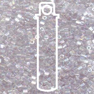 Miyuki Japanese Seed Beads Size 8/0 - Cut Silver Lined Crystal (8C-91-TB)