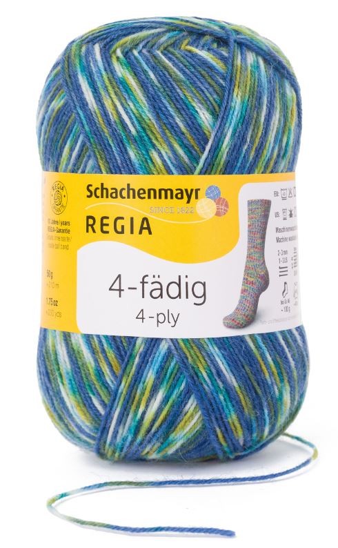 Regia 4-Ply - Camping (Color #9395) - 100 Grams