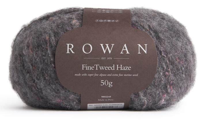 Rowan Fine Tweed Haze - Ash (Color #08)