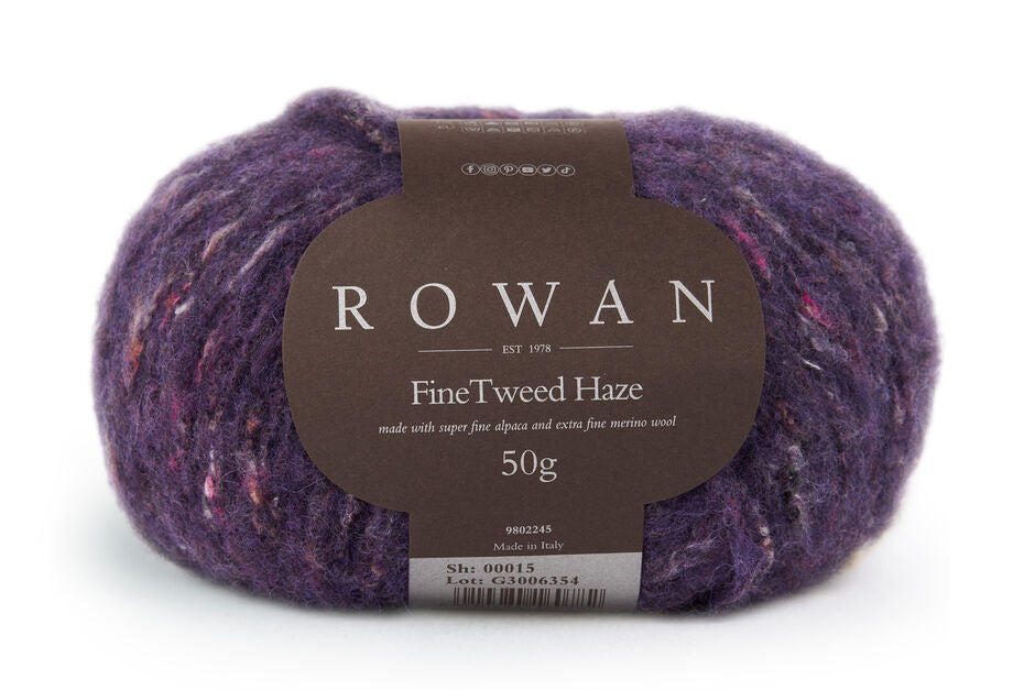 Rowan Fine Tweed Haze - Rain (Color #15)