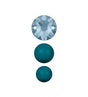 Rowan Swarovski Crystals Size 8-12mm - Petrol (9825101-00018)