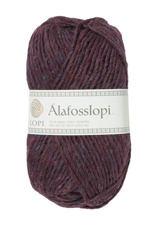 Lopi Álafosslopi Yarn - Bordeaux Heather (Color #9961)