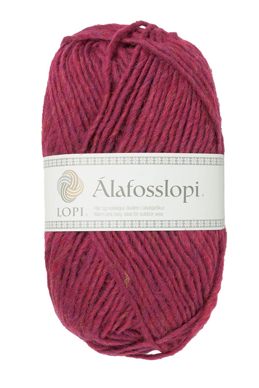 Lopi Álafosslopi Yarn - Fuchsia Heather (Color #9969)