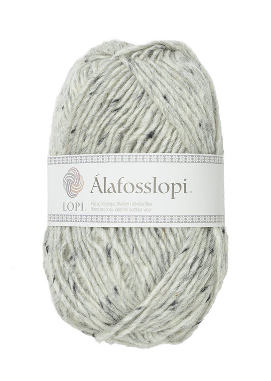 Lopi Álafosslopi Yarn - Light Grey Tweed (Color #9974)