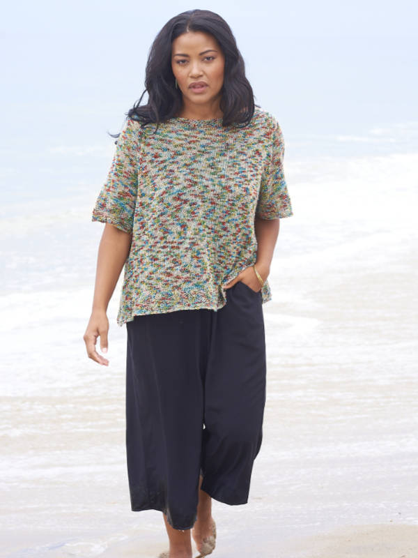A Berroco Knitting Pattern - Nevis Top (PDF) on sale at Little Knits