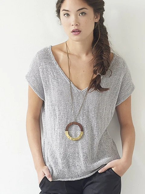 A Berroco Mykonos Pattern - Odele (PDF)  knitting pattern on sale at Little Knits