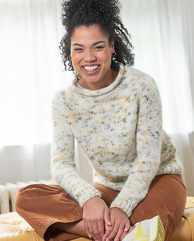 A Berroco Pattern - Idabel (PDF) - Free sweater knitting pattern at Little Knits