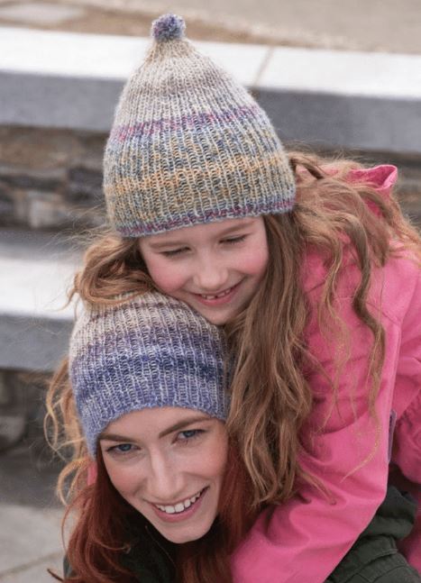 A Berroco Pattern - Ramona and Beezus (PDF) - Free Hat Knitting Patterns at Little Knits
