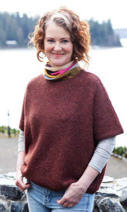 A Churchmouse Yarns and Teas Pattern - Sideways Tee (PDF)  knitting pattern on sale at Little Knits