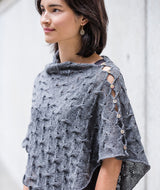 A Churchmouse Yarns and Teas Pattern - Spin Stitch Scarf & Poncho (PDF)