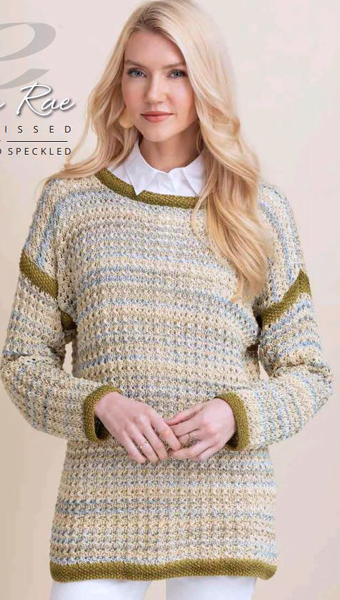 A Ella Rae Sunkissed Pattern - Mirabella Pullover (PDF)knitting pattern on sale at Little Knits