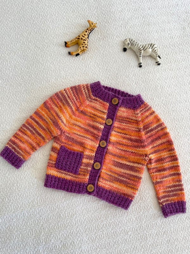 A FREE Berroco Vintage Baby Handpaint Pattern - Wren (PDF)knitting pattern on sale at Little Knits