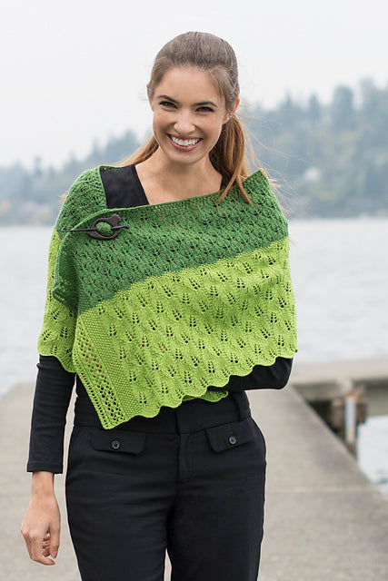A FREE Cascade 220 Fingering Pattern - Leafy Transitions (PDF)Knitting Pattern on Sale at Little Knits