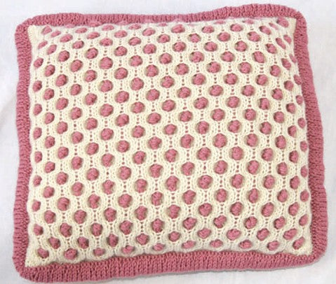 A FREE Cascade 220 Pattern - Cable & Knots Pillow (PDF) knitting pattern on sale at Little Knits