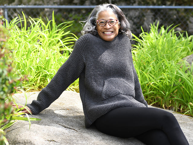 A FREE Cascade 220 Superwash Pattern - Cozy Hoodie (PDF) knitting pattern on sale at Little Knits