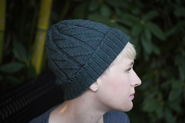 A FREE Cascade 220 Superwash Pattern - Spiral Twist Hat (PDF) knitting pattern on sale at Little Knits
