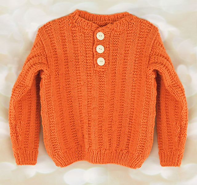 A FREE Cascade 220 Superwash Pattern - Textured Strip Pullover (PDF) knitting pattern on sale at Little Knits