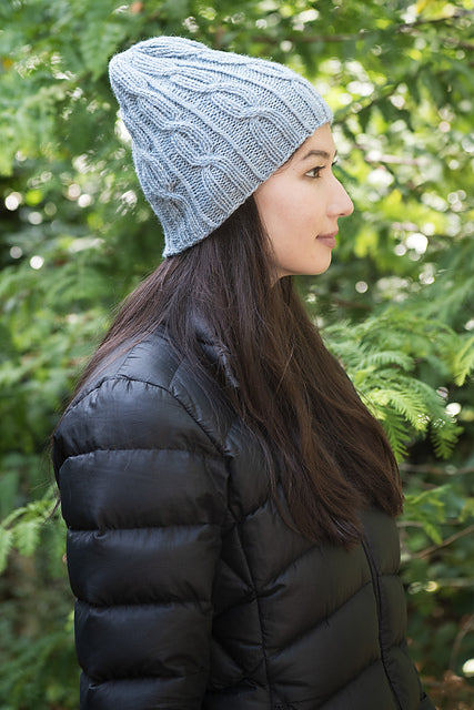 A FREE Cascade Woolpaka Pattern - Crossroads Cabled Hat (PDF)Knitting Pattern on Sale at Little Knits