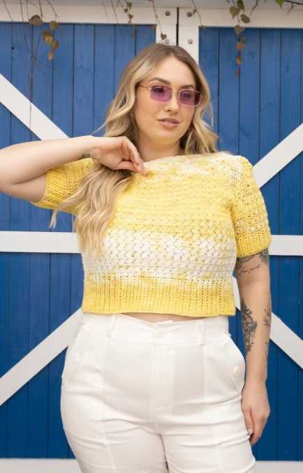 A FREE Circulo Whoopee Crochet Pattern - Whoopee Tee (PDF)Crochet pattern on sale at Little Knits