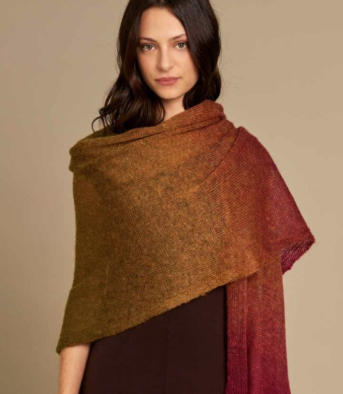 A FREE Laines du Nord Poema Mohair - Stole (PDF) knitting pattern on sale at Little Knits