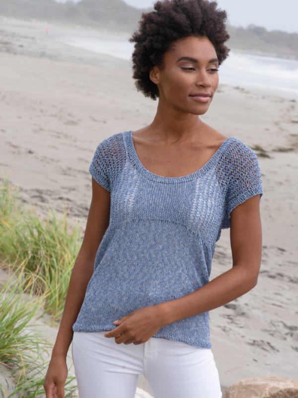 A FREE Mykonos Stonewash Pattern - Katherina (PDF) knitting pattern on sale at Little Knits