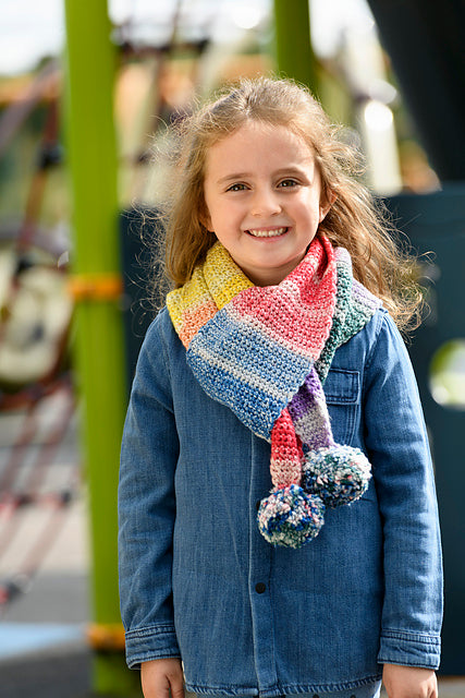 A FREE PATTERN W/ PURCHASES of Cumulus Stripes - Norma (PRINT COPY)Crochet pattern on sale at Little Knits