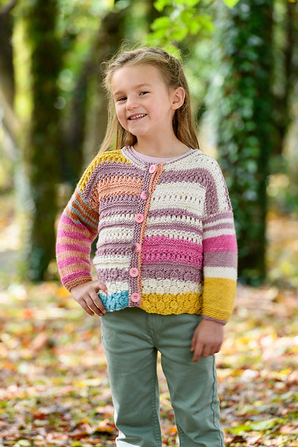 A FREE PATTERN W/ PURCHASES of Cumulus Stripes - Perry (PRINT COPY) knitting pattern on sale at Little Knits