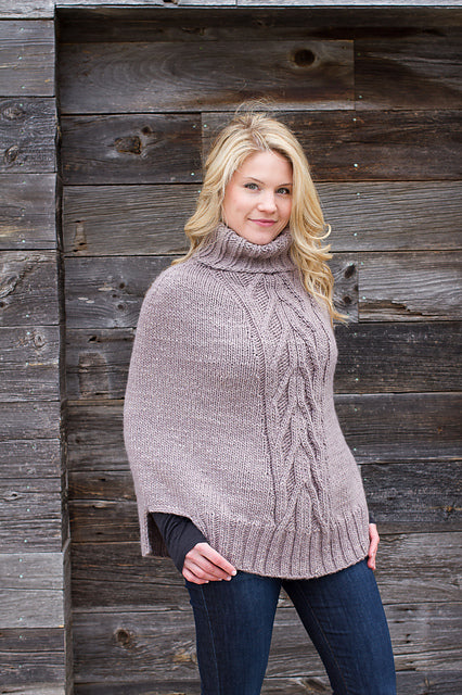 A FREE PATTERN W/ PURCHASES of Moonshine Bulky - Hermite (PRINT COPY) knitting pattern on sale at Little Knits