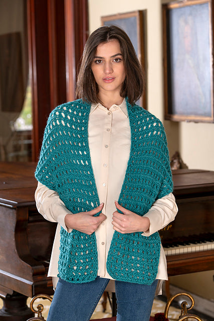 A FREE PATTERN W/ PURCHASES of Moonshine Bulky - Rosalie (PRINT COPY) knitting pattern on sale at Little Knits
