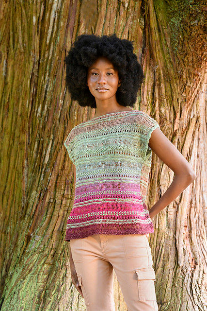 A FREE PATTERN W/ PURCHASES of Summer Solstice - Nicola (PRINT COPY) knitting pattern on sale at Little Knits