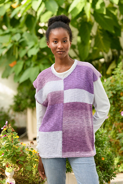 A FREE PATTERN W/ PURCHASES of Zooey Stripes - Ettna (PRINT COPY) knitting pattern on sale at Little Knits