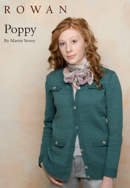 A FREE Rowan Cotton Glace Pattern - Poppy (PDF)  knitting pattern on sale at Little Knits
