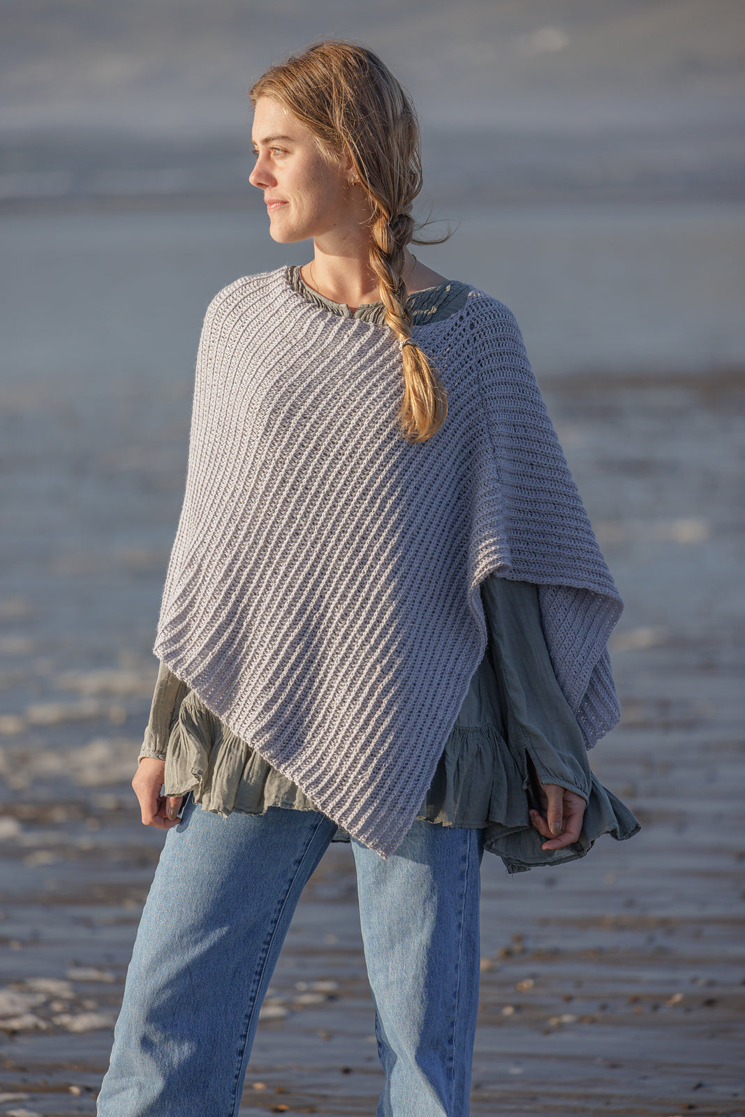 A FREE Yarn Citizen Crochet Pattern - Salvia Wrap (PDF) a free crochet pattern at Little Knits