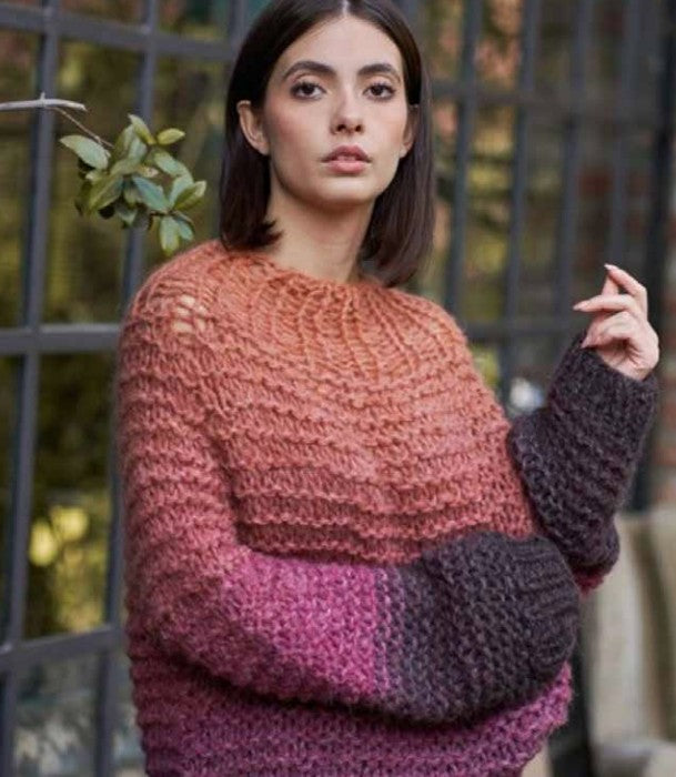 A Laines du Nord Poema Alpaca - Maxy Sweater (PDF) knitting pattern on sale at Little Knits