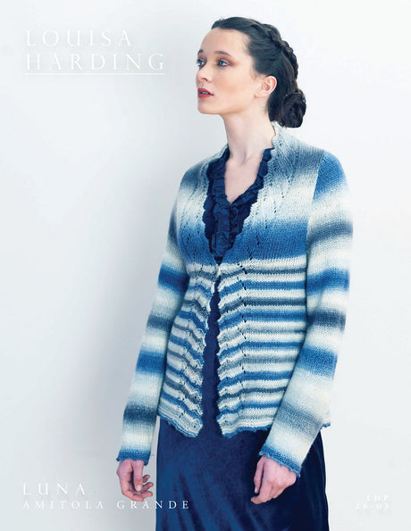A Louisa Harding Amitola Grande Pattern - Luna Cardigan  (PDF)