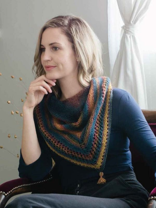 A Louisa Harding Amitola Pattern - Juniper Scarf (PDF)