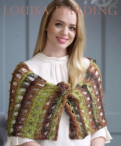 A Louisa Harding Marmo Pattern - Leone Wrap (PDF) FREE with Purchases