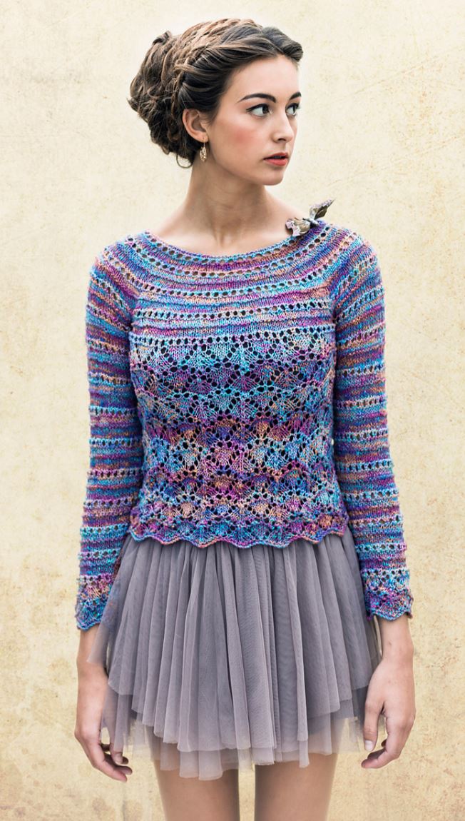 A Louisa Harding Noema Pattern - Flutterby (PDF)