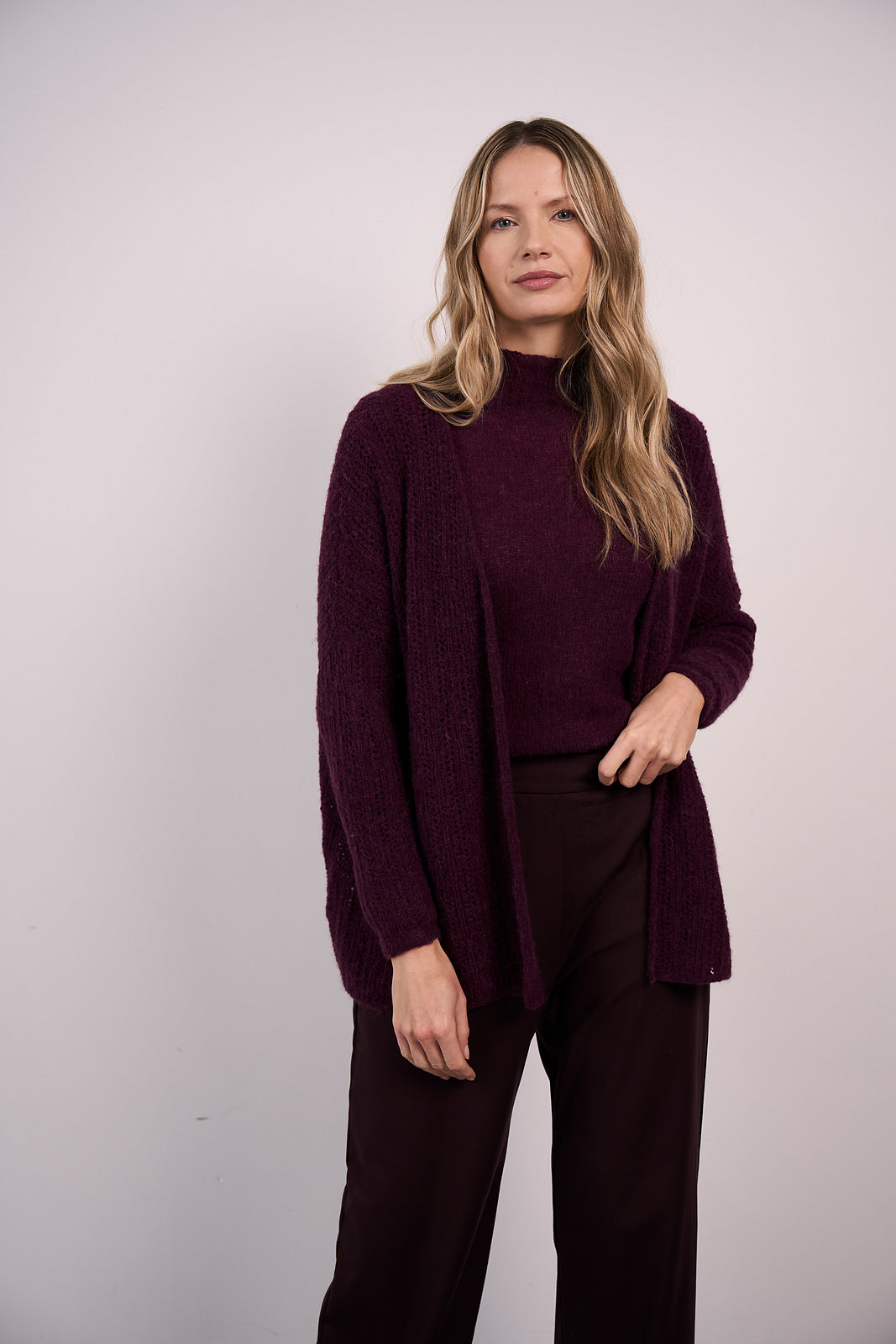 A Mode at Rowan Alpaca Haze Pattern - Ren Cardigan (PDF)