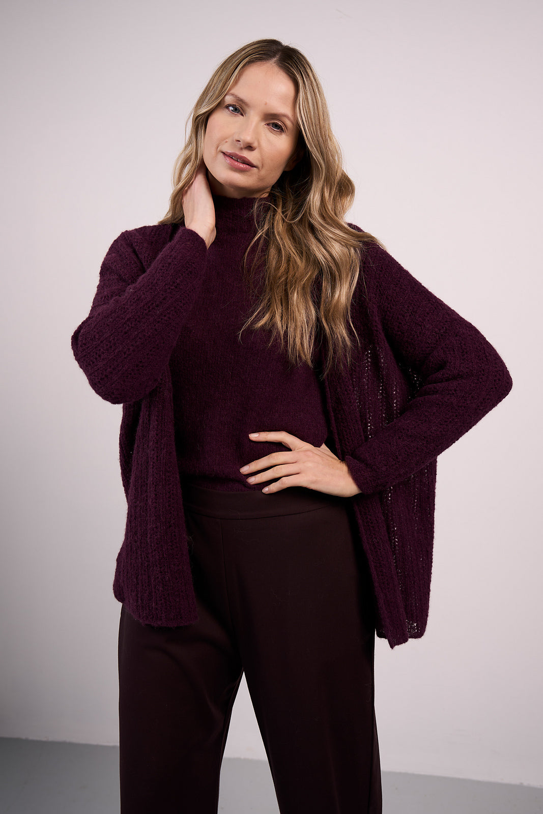 A Mode at Rowan Alpaca Haze Pattern - Ren Cardigan (PDF)