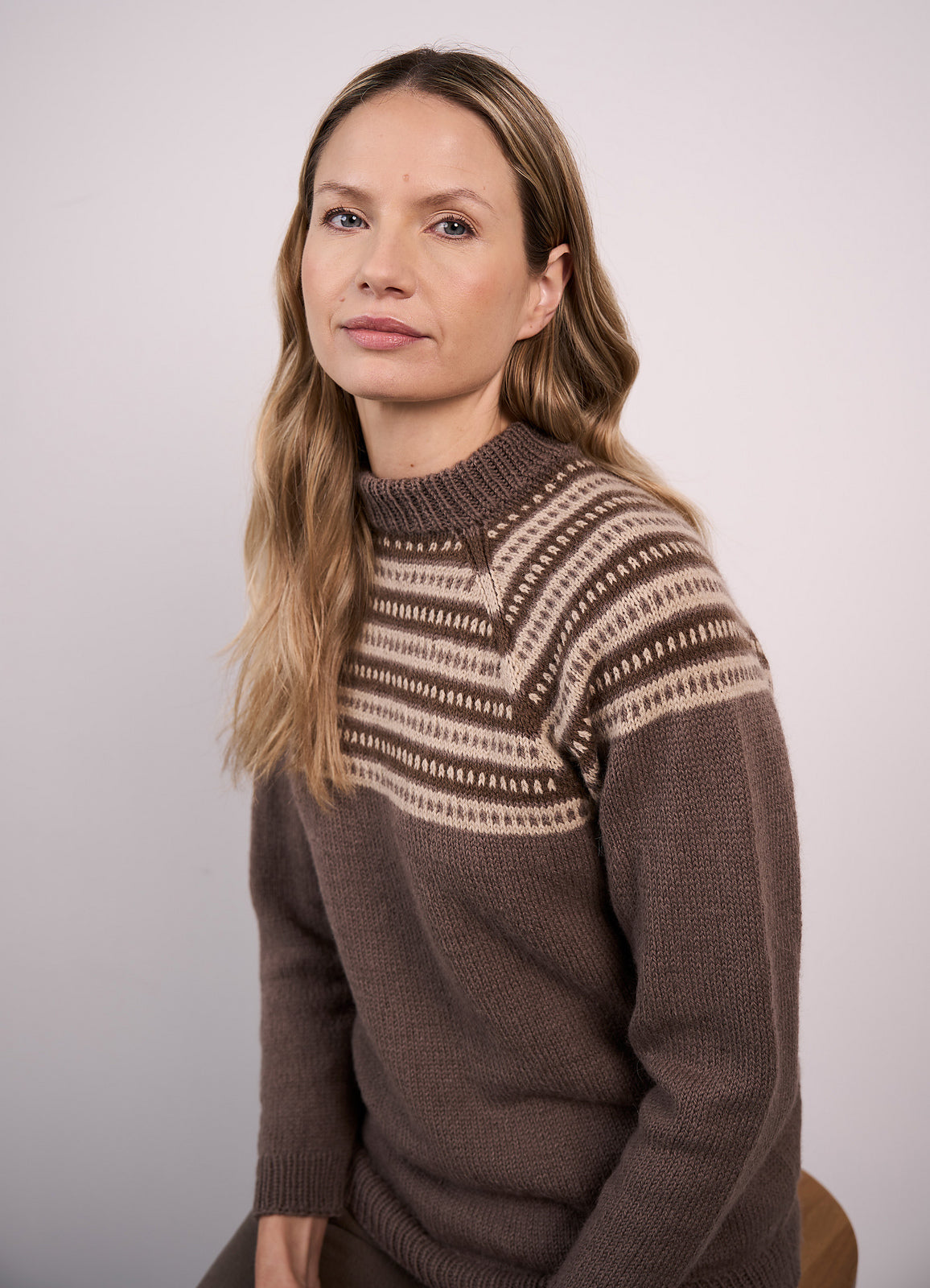 A Mode at Rowan Alpaca Wool Pattern - Rhodes Pullover (PDF)