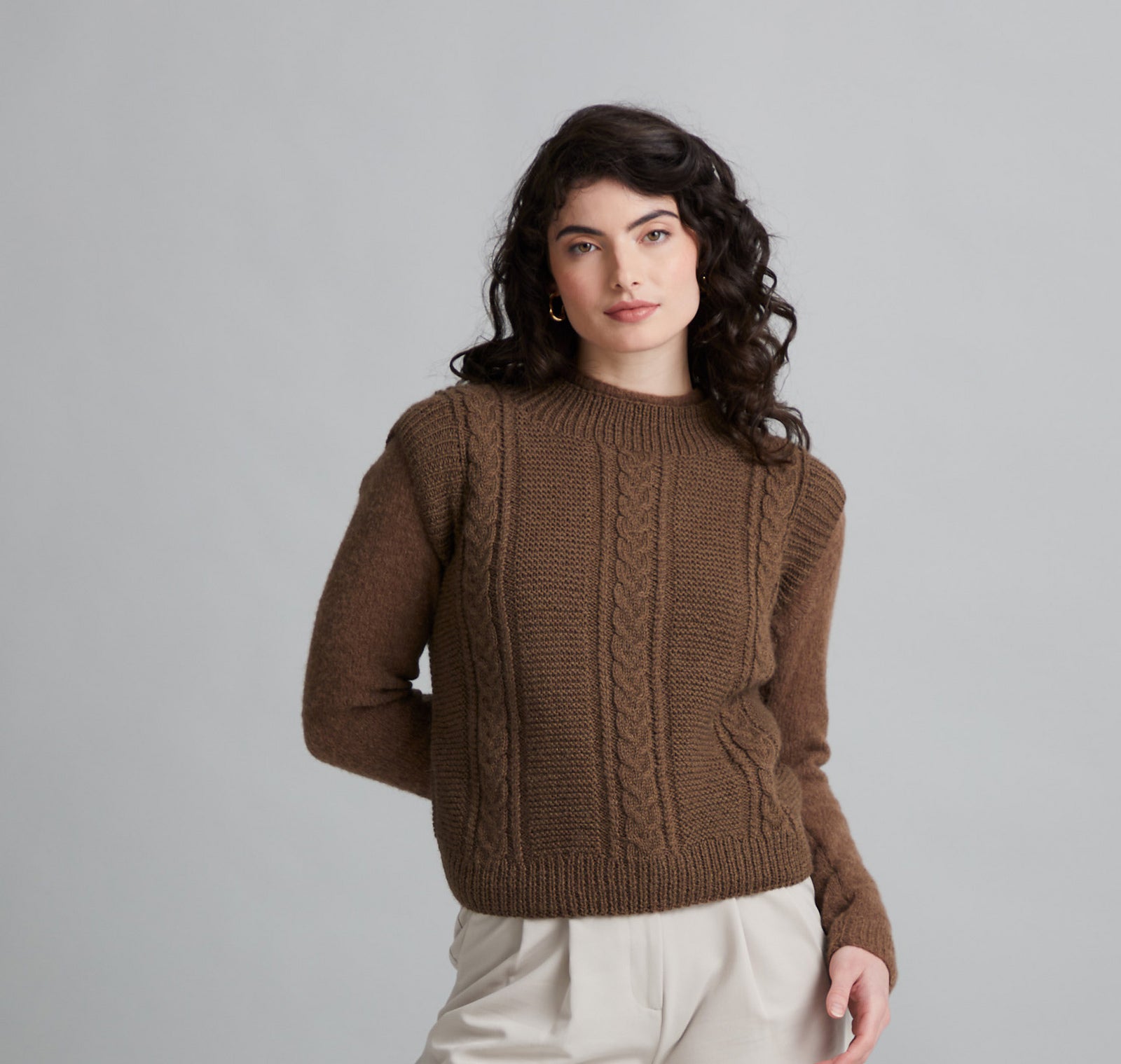 A Mode at Rowan Alpaca Wool Pattern - Sylvie Sleeveless Top (PDF)