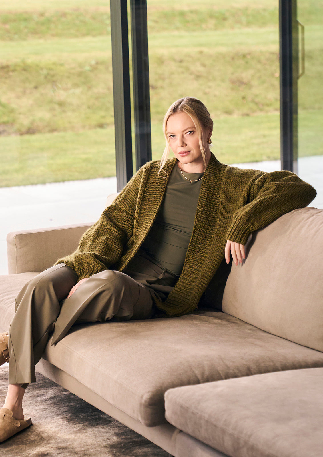 A Mode at Rowan Chunky Wool Pattern - Alby Cardigan (PDF)