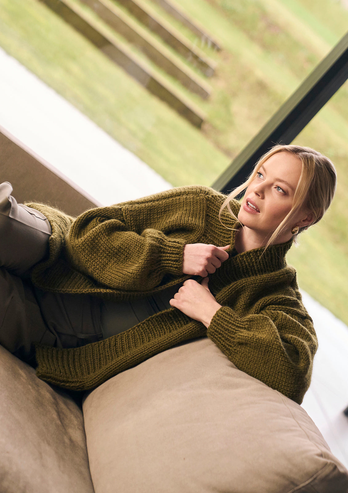 A Mode at Rowan Chunky Wool Pattern - Alby Cardigan (PDF)