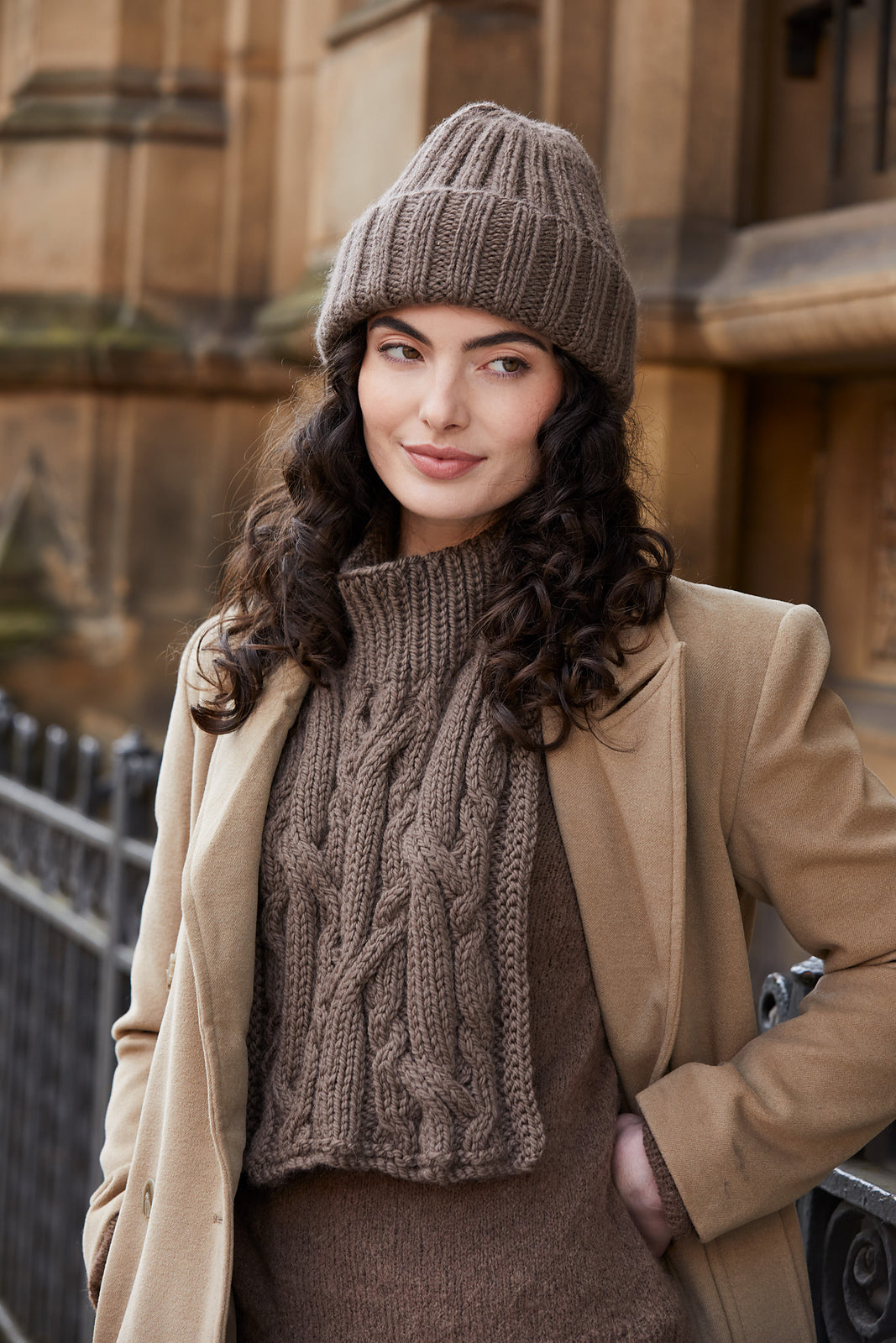 A Mode at Rowan Chunky Wool Pattern - Daphne Hat and Bib (PDF)