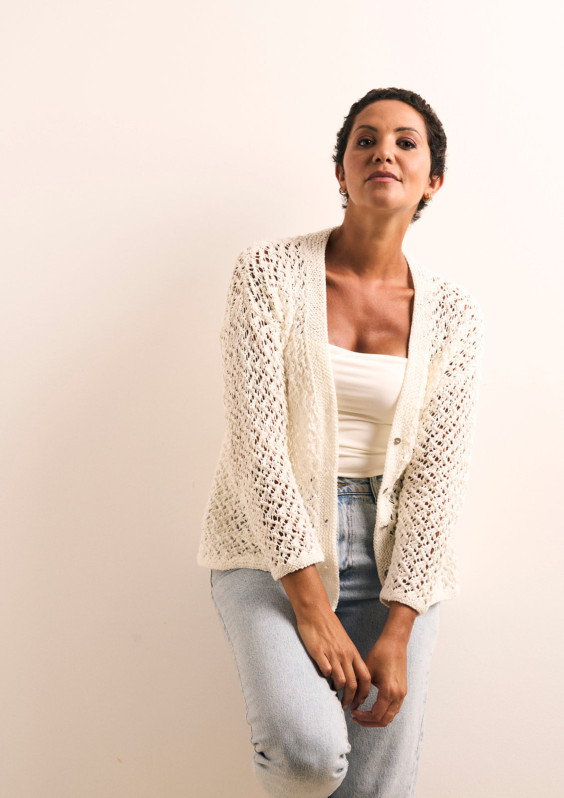A Mode at Rowan Cotton DK Pattern - Tage Cardigan (PDF)