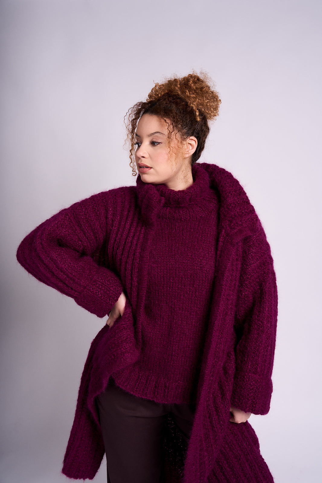 A Mode at Rowan Mohair Soft Pattern - Aeron Coat (PDF)